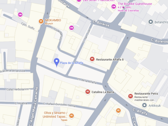 Recorrido bares de la Alfalfa, Sevilla