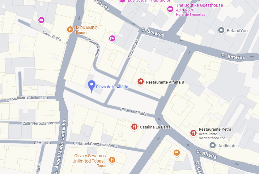 Recorrido bares de la Alfalfa, Sevilla